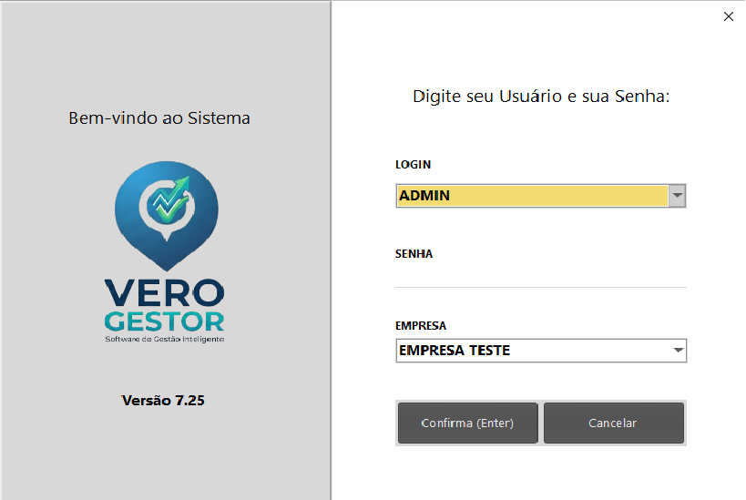 Tela de Login